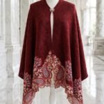 Pashmina party wear knitting ponchhu