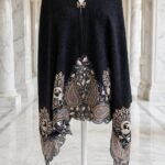 Pashmina party wear knitting ponchhu