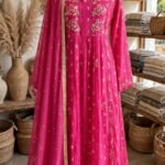 Hand Embroidered chikankari mul suit