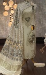 Russian silk embroidered kurta suit