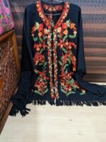 Wollen cape shawls with aari work - Image 4