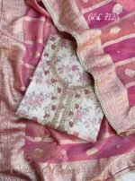 Digital printed chanderi suit