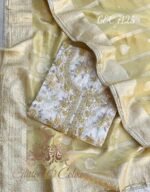 Digital printed chanderi suit - Image 3