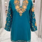 Kashmiri aari embroidered tops
