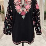 Kashmiri aari embroidered tops