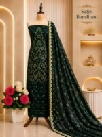 Heavy jaam satin Hand bandhani - Image 4