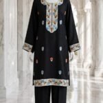 Kashmiri woolen embroidered cord set