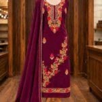 Kashmiri velvette suit