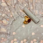 Applique cotton mul suit