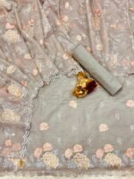 Applique cotton mul suit - Image 6
