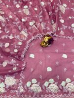 Applique cotton mul suit