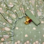 Applique cotton mul suit