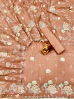 Applique cotton mul suit - Image 3