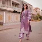 Muslin chikankari set