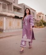 Muslin chikankari set