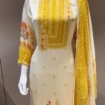 Pure crêpe top suit