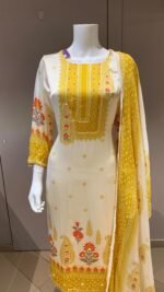 Pure crêpe top suit