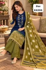 Pure silk top with beautiful heavy real mirror - Image 2