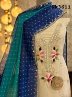 Shimmer tissue bandhni printed dupatta - Image 2