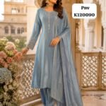 Quality pure shimmer Silk top suit