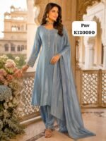 Quality pure shimmer Silk top suit