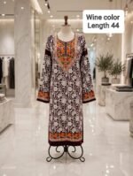 Velvette long kurti - Image 4