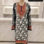 Velvette long kurti